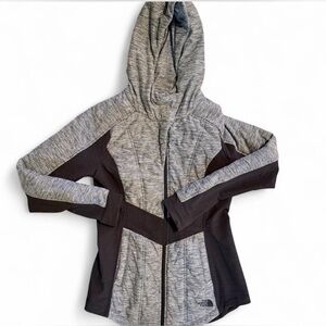 The North Face Heather Gray and Black Jacket